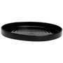 Avet Plato Llano Negro 25 cm - Colección Silo - Pack de 3 Unidades